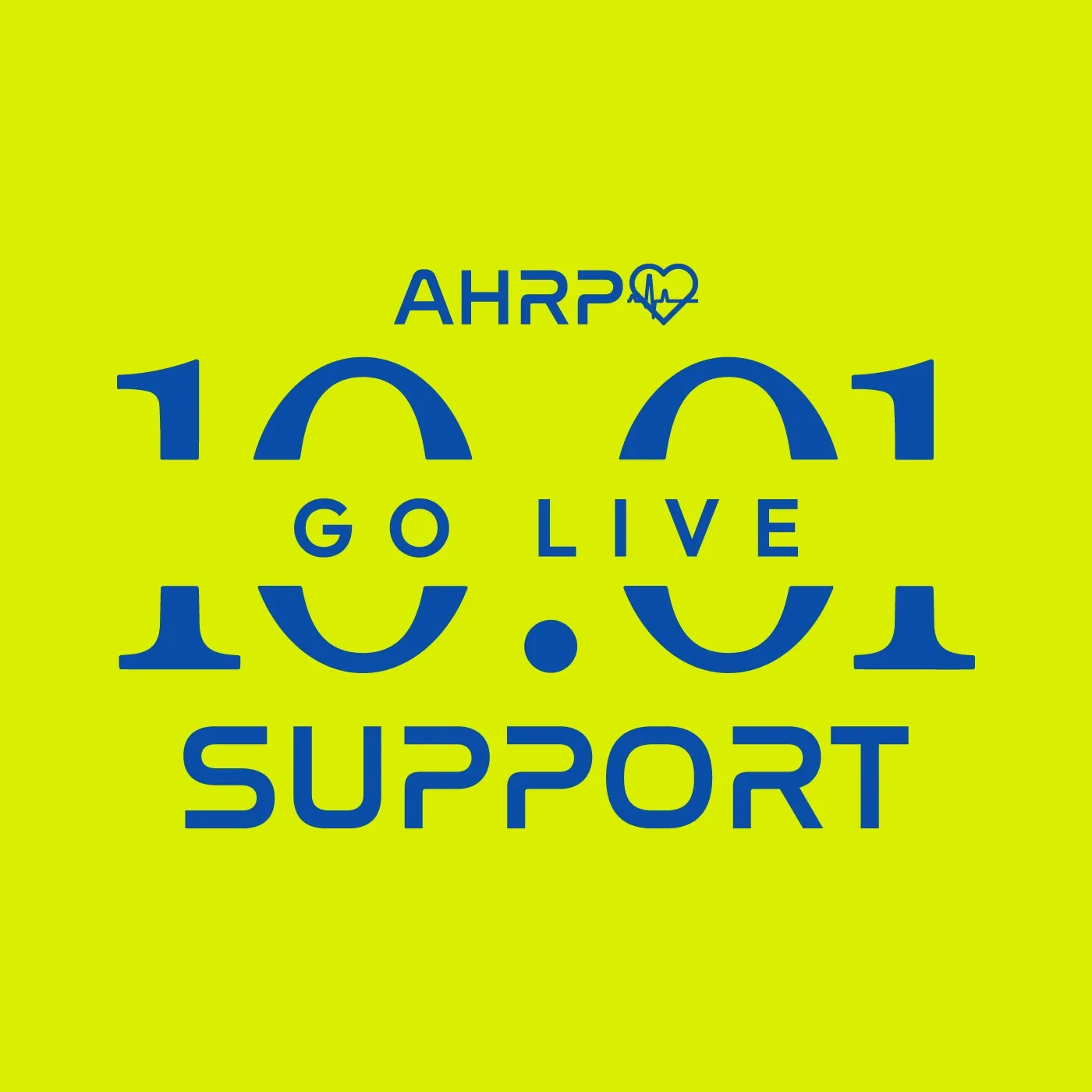 AHRP go-live support campaign graphic