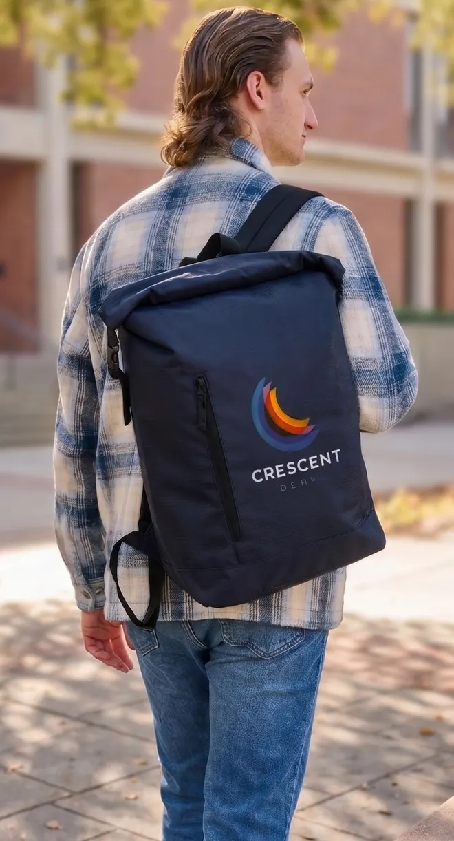 Lawrence Rolltop Sport Laptop Backpack