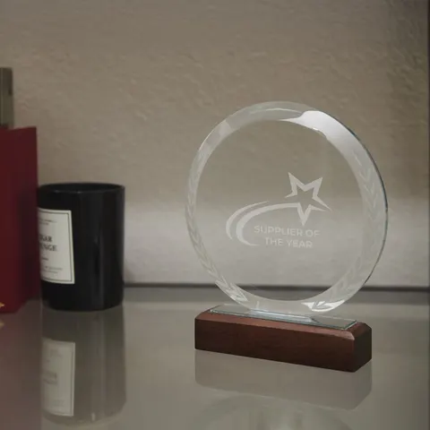 Redondo Wood Base Award