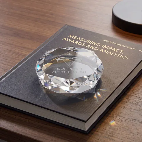 Rimini Gem Cut Paperweight