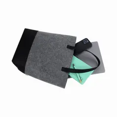 Abram RPET Felt Tote detail