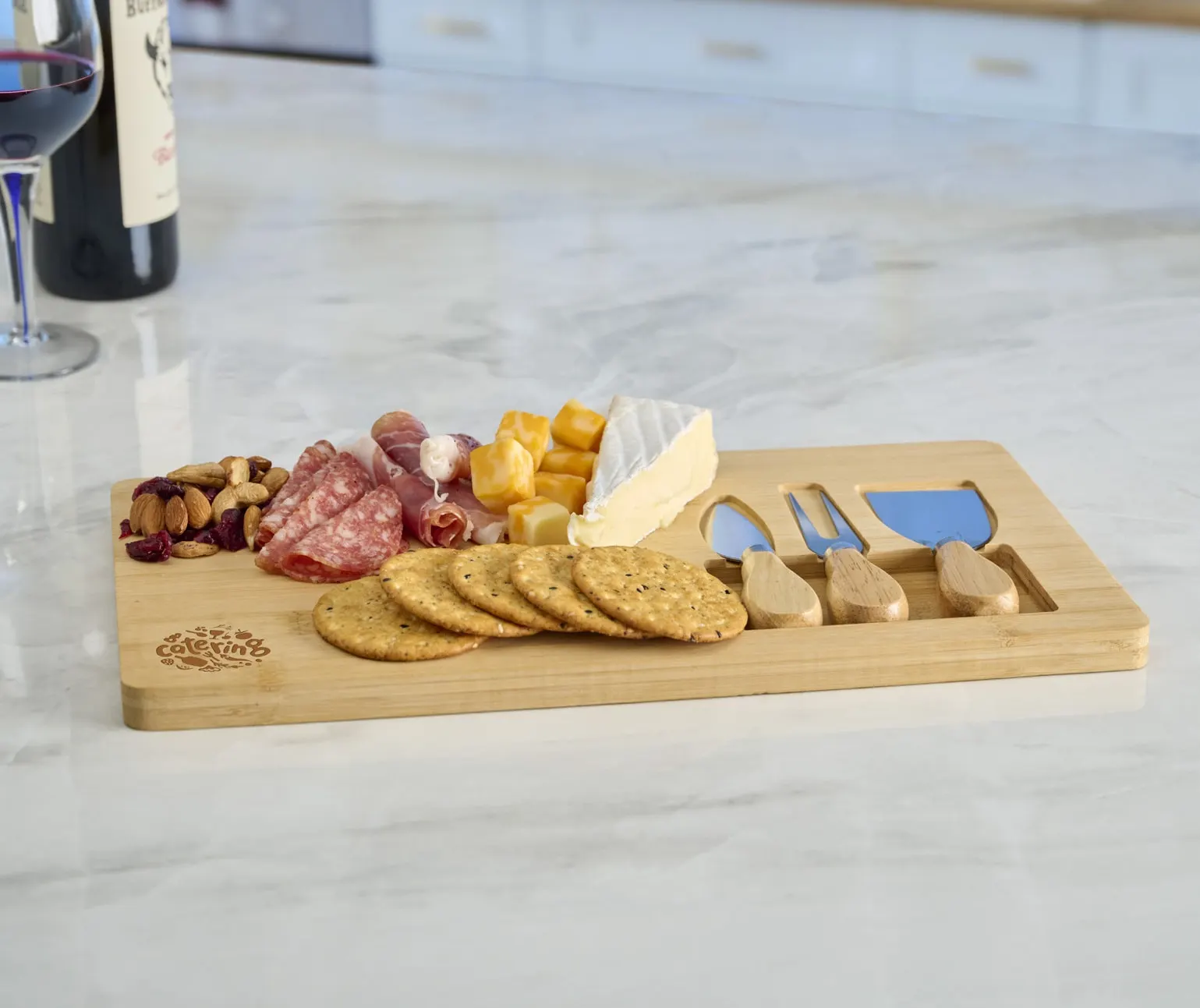 Morrissey 4⁠-⁠Piece Bamboo Cheese Set