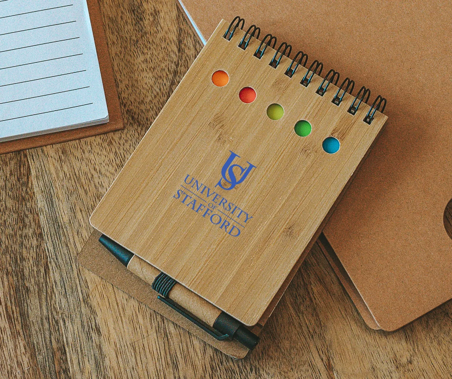 Ridgecrest 3⁠-⁠in⁠-⁠1 Bamboo Jotter with Pen