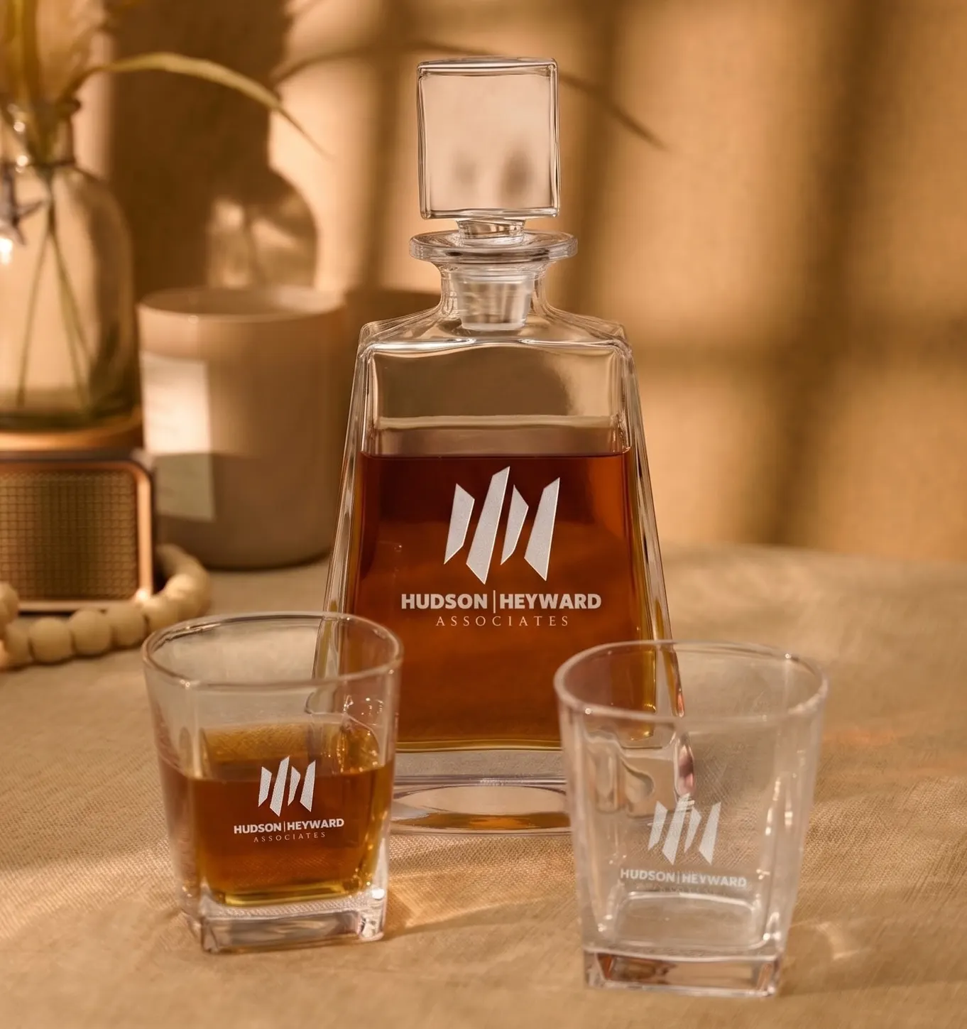 Baron Whiskey Decanter & Glasses Set