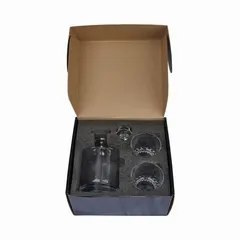 Kingsley Whiskey Decanter & Glasses Set detail
