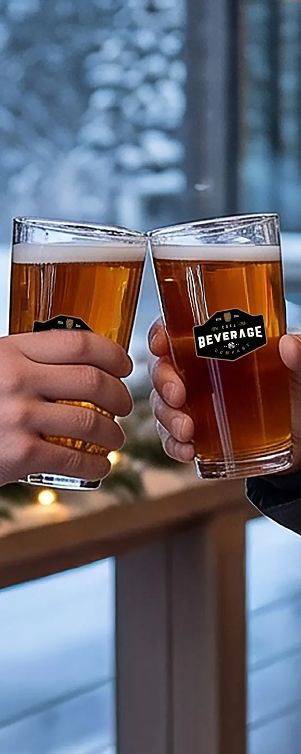 Kingston 16 oz Beer Pint Glass