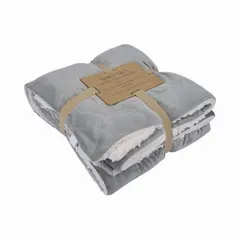 Shevara Micro Mink Sherpa Blanket detail