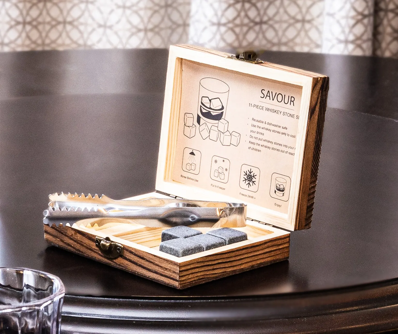 Savour 11⁠-⁠Piece Whiskey Stone Set