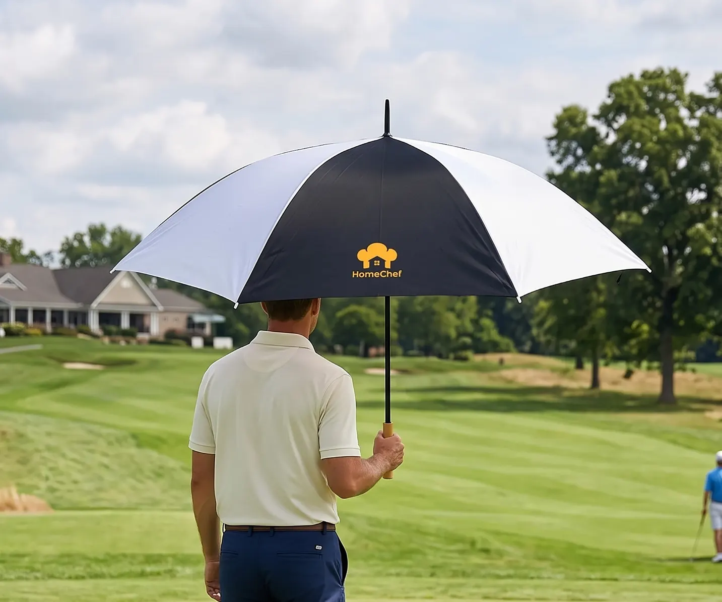 Hartselle 60 in. Golf Umbrella with Wood Handle