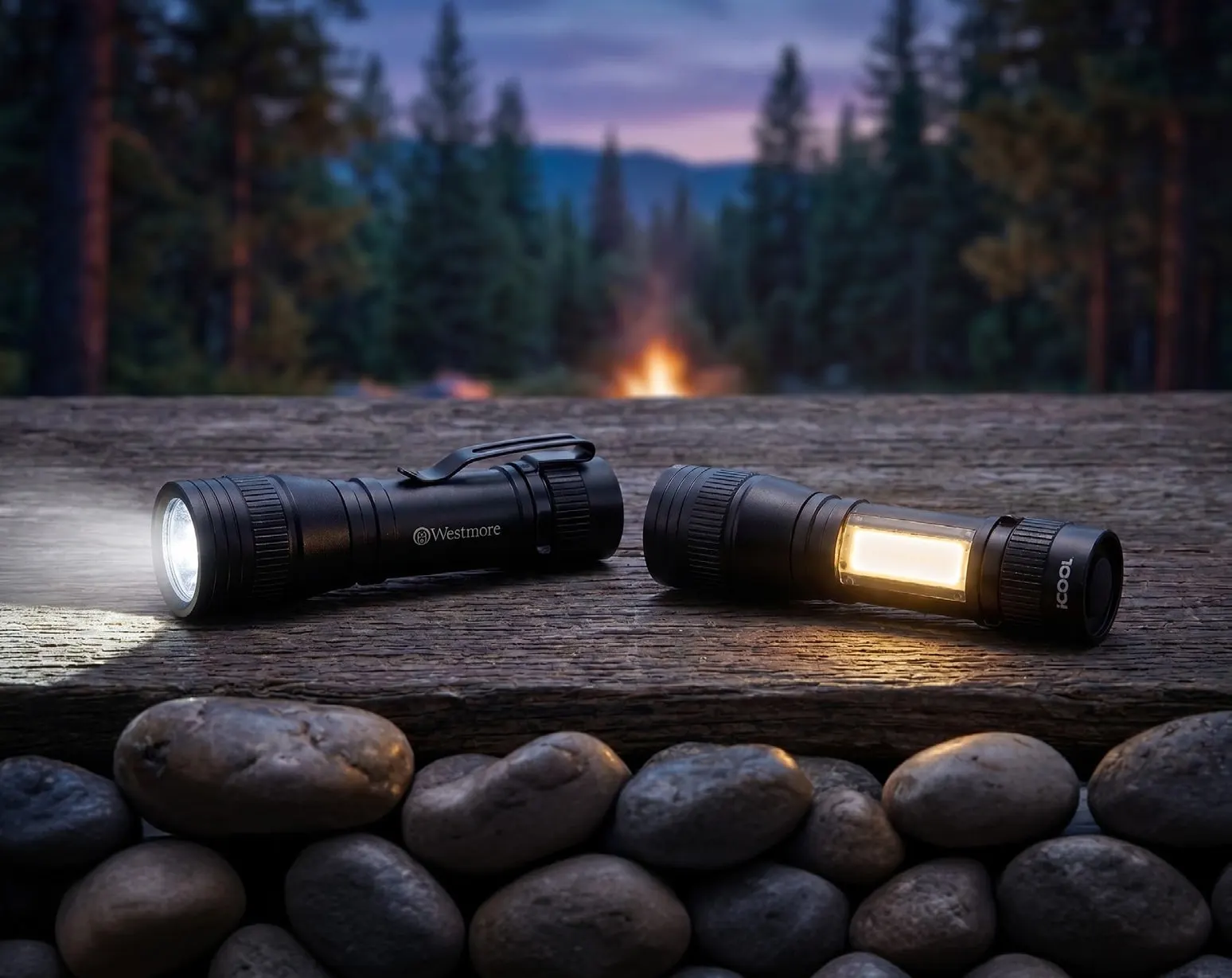 Woodland Mini Rechargeable Tactical Flashlight