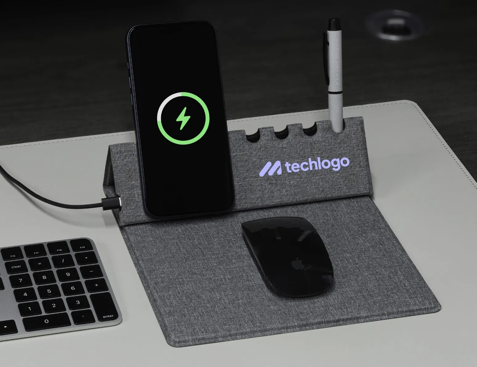 EvoPad Charge 2 Wireless Charging Organizer