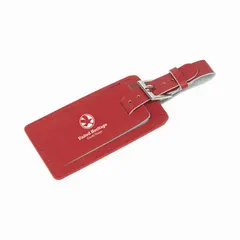 Fragolino Leather Luggage Spotter Tag detail