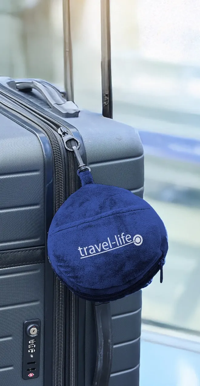 Journey Neck Pillow with Built⁠-⁠In Sleep Mask