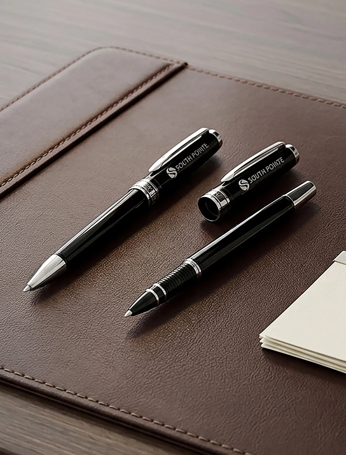 Avellino Brass Ballpoint and Avellino Brass Rollerball