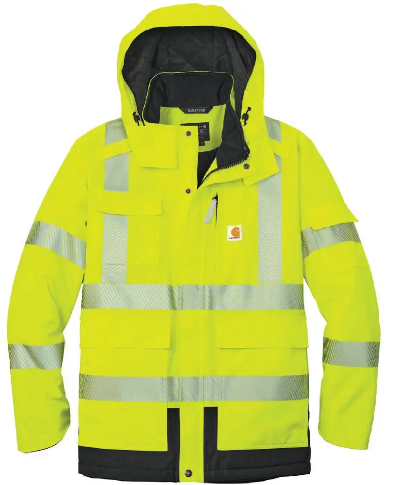 carhartt ansi 107 class 3 waterproof heavyweight insulated jacket