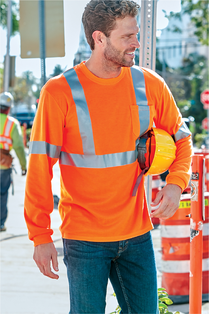 hi vis class 2 ansi cornerstone shirtworkwear