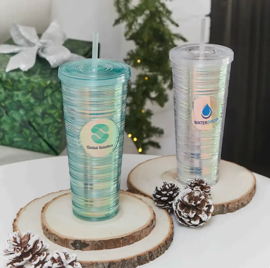2025 holiday corporate gift guide branded tumblers and drinkware byb