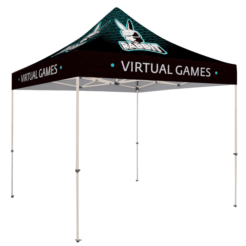 logo canopy tent in full color sublimation 10x10 byb