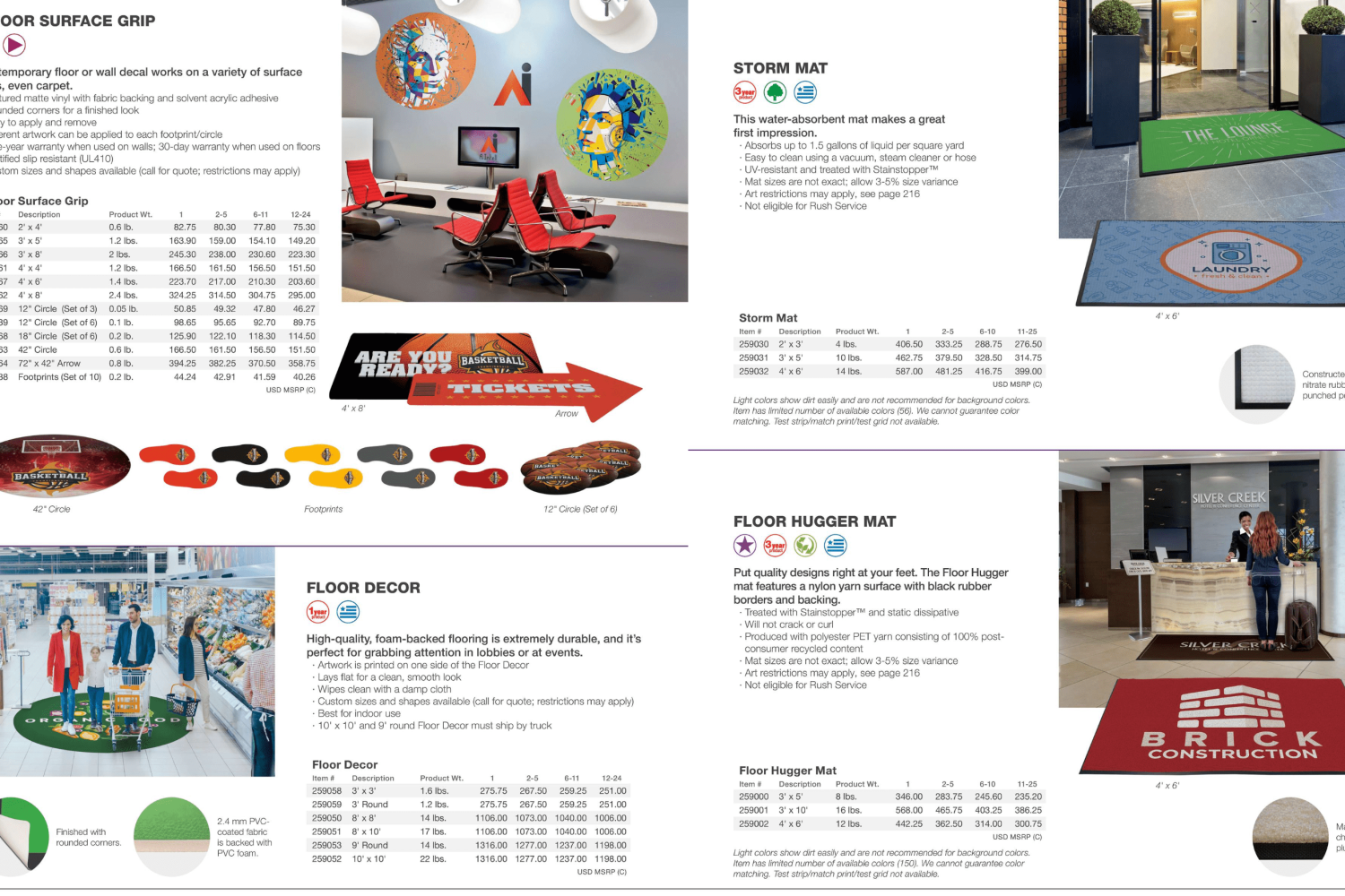 logo floor mats for business catalog